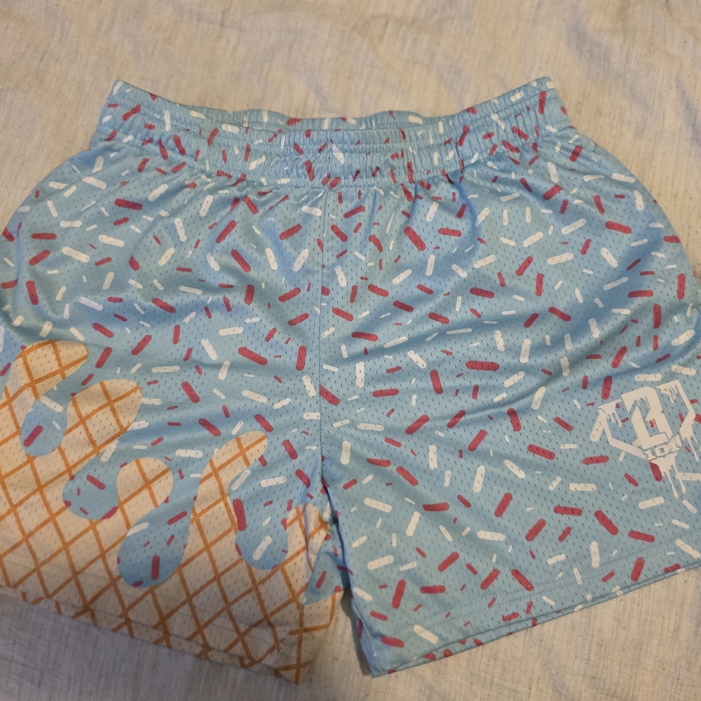 Ice Cream Brand Kids Baseball Shorts